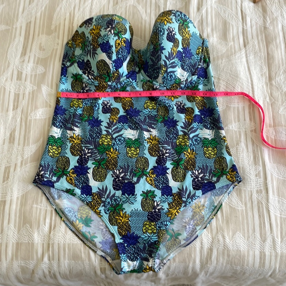 38F Cleo by Panache pineapple bathing suit